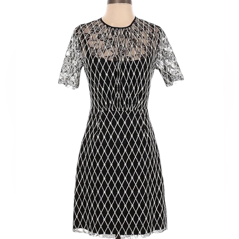 Sandro Paris Black Lace Dress - Picture 1 of 10